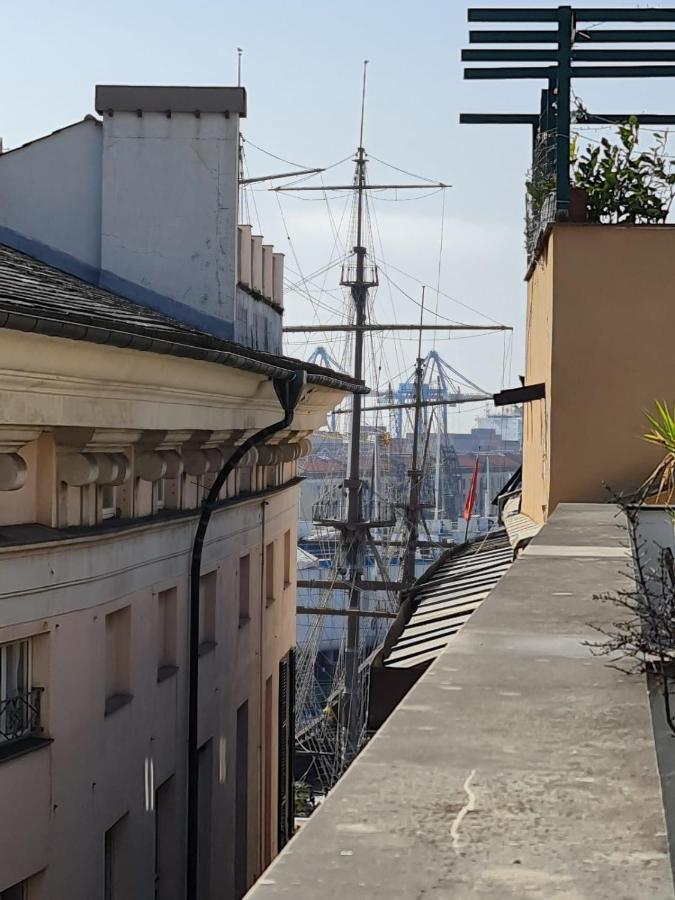 Doge Cambiaso- Davanti All'Acquario - Grande Terrazza Privata - Palazzo Nobiliare Storico Genova Exterior foto